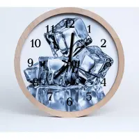 Tulup Holzuhr 20fi cm wanduhr - Eis