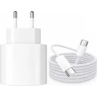 TELEFONMAX 20W Schnellladegerät, USB-C Kabel, USB-C Adapter für Samsung Galaxy S25 S24 S23 A56 A55 A36 A35 A26 A16, Tab A11 A9 uvm weiß