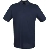 Henbury H101 | Herren Modern Fit Baumwolle Microfine-Piqué Polo Shirt - Farbe: Oxford Navy - Größe: S