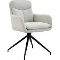 CLP Esszimmerstuhl Somers Stoff creme