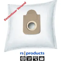 Rs-products 10x I Staubsaugerbeutel für ROWENTA Silence Force RO 6432 EA, RO 6441, RO 6442, RO 6451, RO 6455, RO 6457, RO 6466, RO 6477