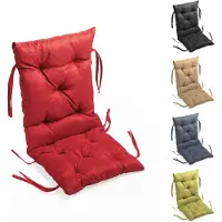Sunnypillow Bankauflage Stuhlkissen Bankkissen 50 x 50 x 50 cm Sitzkissen und Rückenkissen für Hollywoodschaukel Polsterauflage Auflage - Rot