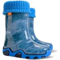 Demar Kinder STORMER LUX Jungen Mädchen Thermostiefel Gummistiefel gefüttert Größe: 32/33, Herstellerfarbe: Jeans