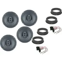 DSX Ground Zero Boxen Set für VW Passat B5 3B Bj 96-05 Tür Vorn Hinten 480 W