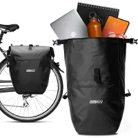 Markenlos Fahrradtasche für Gepäckträger - wasserdicht und praktisch - 25,4 Liter
