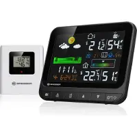 Bresser Neomeo H Wetterstation Funk mit Außensensor, Farbdisplay