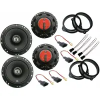 DSX JBL Lautsprecher Set für Audi A4 B6 8E Bj 00- 04 Tür vorne hinten 700 Watt