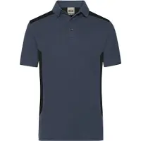 James & nicholson Men's Workwear Polo - STRONG - carbon/black, Gr. 6XL