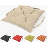 Sunnypillow Bankauflage Stuhlkissen Bankkissen 40 x 40 cm Sitzkissen für Hollywoodschaukel Polsterauflage Auflage für Gartenbank viele Farben und Größen zur Auswahl Cremefarben