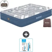 Bestway Luftmatratze - 2-Personen - 152 x 203 x 36 cm - Blau - Inklusive Zubehör