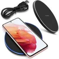 NAmobile Ladegerät für Samsung Galaxy S26 S25 S24 S23 S22 S21 Wireless Ladestation 15W