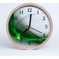 Tulup Holzuhr 20fi cm wanduhr - Kunst abstrakte Linien