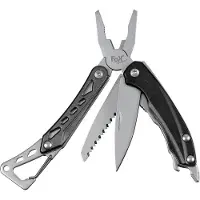 Fox Outdoor Mini Multitool 4-in-1 Messer Säge Zange Schraubendreher 8,5x3x1,5cm