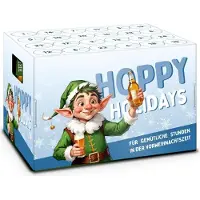 Itenga Adventskalender für Bierkasten Stülper - Hoppy Holidays Wichtel - Bier Adventskalender
