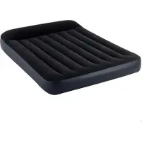Markenlos Pillow Rest Classic Luftbett mit eingebauter Pumpe - Komfortables Intex 64148NP - 137cm x 191cm x 25cm