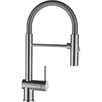 Schock Küchenarmatur mit Einhebelmischer SINA edelstahlfinish 515000
