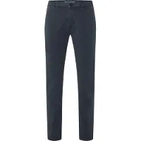 MAC Baumwollhose blau einfarbig Baumwolle