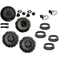 DSX Pioneer Lautsprecher für Skoda Roomster Bj 09.2006-02.2015 Tür vorn hinten 550 W