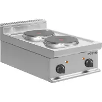 Saro Elektroherd Tischmodell E7/Cuet2Bb, Maße: B 400 X T 700 X H 270