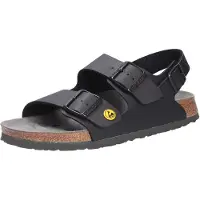 Birkenstock Milano BF ESD Uni Sandale schwarz, Größe:39 EU