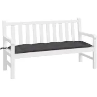 vidaXL "Winter Sale" Gartenmöbelauflagen - Anthrazit Gartenbank-Auflage Anthrazit 150x50x7cm Oxford-Gewebe DE1901096