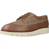Geox Damen BLENDA Halbschuhe aus braunem Leder 38