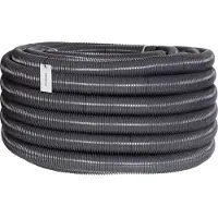 Holzbrink Teichschlauch 50 mm (2”) Spiralschlauch PVC Saugschlauch verstärkt, Länge: 25 m, HVS-06-25