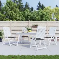 vidaXL "im Angebot" Gartenstuhl-Kissen 4 Stk. Anthrazit 50x50x3 cm Oxford-Gewebe - Gartenmöbelauflagen CC6743