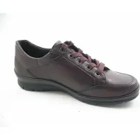 Semler Damen Schnürschuhe bequem rot Gr. 81/2