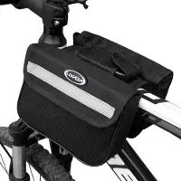 Lixada Cycling Bike Top Schlauchtasche Mountainbike Front Frame Double Pannier Bag Pack