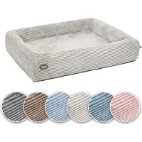 Sabro KUDDE Orthopädisches Hundebett – Hochwertiger Cordbezug – Waschbar & Wasserabweisend – Ergonomisch – Premium Haustierzubehör