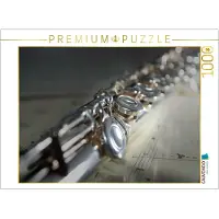 CALVENDO Puzzle Teil einer Querflöte | 1000 Teile Lege-Größe 64x48cm Foto-Puzzle für glückliche Stunden