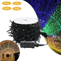 UISEBRT 100m 1000 LED Warmweiß Lichterkette Innen Dekoration mit 8 Modi für Weihnachten, Fest, Party, Hochzeit