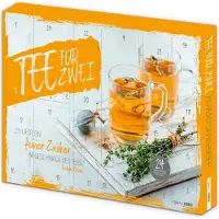 Itenga Adventskalender TEE für zwei - Rohling ungefüllt zum Selberfüllen - Teeadventskalender - 50x35x4,6cm