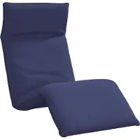 Syfax Sonnenliege Klappbar Marineblau 175x54x8,5 cm Oxford-Gewebe