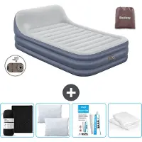 Bestway Luftmatratze - 2-Personen - 152 x 226 x 46 cm - Grau - Inklusive Zubehör