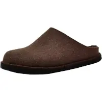 Iesse Schuh Haflinger Damen Hausschuh Herren Pantoffel Filz Komfortweite Flair Soft 311010, Größe:43 EU, Farbe:Braun