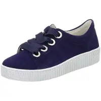 Gabor 43.330 Damenschuhe - Halbschuhe - Sneaker blau Freizeit NEU
