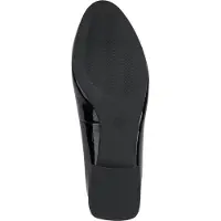 Marco Tozzi Damen Slipper eleganter Loafer mit edler Spange 2-24251-45, Größe:40 EU, Farbe:Schwarz