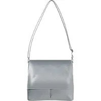 Kmisso Stylische Umhängetasche aus Veganem Leder für jeden Tag 30607 Silver colored