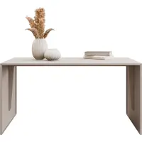 Mirjan 24 Couchtisch Mocca 4, Wohnzimmer Kaffeetisch, Tisch ist aus Metall (Farbe: Cashmere)