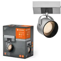 Ledvance LED Deckenleuchte Decor Spot Jupiter Silber 5,8W 500lm Warmweiß 3000K schwenkbar