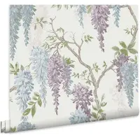 Graham & Brown Vliestapete "Wisteria", rosa, B:0,52m L:10m, Vlies, Tapeten, Vliestapete, FSC zertifiziert, mit lebhaftem Druck, 10 Meter Länge