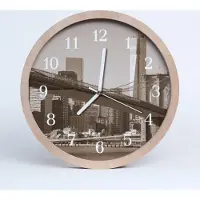 Tulup Holzuhr 30fi cm wanduhr - Himmel