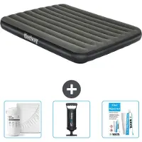 Bestway Luftmatratze – 2 Personen – 152 x 203 x 25 cm – Grün – im Lieferumfang enthalten Zubehör