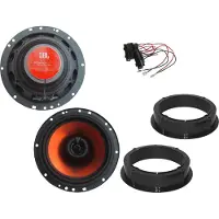 DSX JBL Lautsprecher Set für VW Golf 6 Bj 08 – 13 Tür Vorne hinten 400 Watt