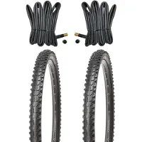 Resul 2x 26x1.95 Zoll MTB Reifen 53-559 inkl. 2x Schlauch AV