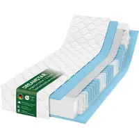 TB Furniture GmbH Ergonomische 7-Zonen XXL Matratze mit Taschenfederkern I 140 x 200 cm I 22 cm I H2 & H3 I Ergo Flex TFK XXL Duo | Wendematratze