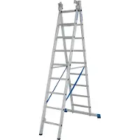 Krause Alu-Vielzweckleiter 3 x 9 Sprossen