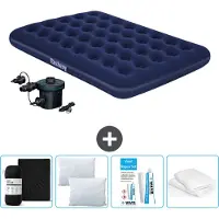 Bestway Luftmatratze - Doppelbett - 137 x 191 x 22 cm - Blau - Inklusive Zubehör
